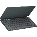 Logitech Keys-To-Go 2 - Tastatur - bærbar - trådløs - Bluetooth LE - grafitt