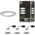 Paulmann 934.94, Indbygget lysplade, 3 pære(r ), LED, 2700 K, 460 lm, Metallic