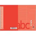 Bantex Glosehæfte Bantex, linjeret, 7 mm, A6, rød, 25 stk.
