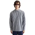 Scotch & Soda Striped Relaxed Fit Skjorte Med Lange Ermer