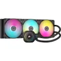 Corsair iCUE LINK TITAN 420 RX RGB, Alt-i-ett væskekjøler, 14 cm, 300 RPM, 1700 RPM, Sort