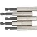 Bahco Universell Magnetisk Bitsholder Med Låsering For 1-4´´ Sekskant 5-pk 75 Mm