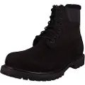 Timberland for woman. TB1A1U7S0011 Leather boots Premium 6 Inch Warm black (38 W), Flat, Laces, Casual