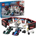 LEGO F1-verksted med Mercedes-AMG og Alpine City (60444)
