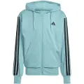 Adidas Essentials 3 Stripes French Terry Genser Med Hel Glidelås