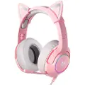 Onikuma K9 Pink RGB Gaming-hodetelefoner