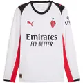 Puma AC Milan 25/26 Long Sleeve Away Jersey Men, Sport, White/Red, S