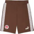 Puma FC St. Pauli KING Sweat Shorts Men, Sport, Espresso Brown/White, L