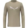Salewa Solid Logo Dry Langarmet T-skjorte