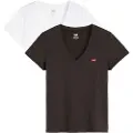 Levi's Perfect Kort Ermet V-hals T-skjorte 2 Enheter