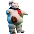 Star Ace Deluxe Ghostbusters Soft Vinyl Stay Puft Marshmallow Man Burnign Edition Version 30 Cm Figur