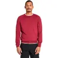 Timberland for man. TB0A62KYEZZ1 Williams River jumper burgundy (3XL), Casual, Organic Cotton, Sustainable