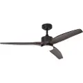 QAZQA Smart takvifte svart med treprint 132 cm inkl. LED dimbar med fjernkontroll - Joly