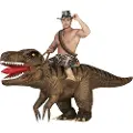 Guirca Oppblåsbar Dinosaur-ride-on Kostyme For Menn