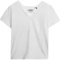 Superdry Studios Slub Emb Vee Kortarmet T-skjorte