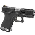 WE G-force 19 Bk Silver Barrel Metal Version Gbb Airsoft-pistol