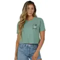 Salty Crew Ocean Spray Crop Kortarmet T-skjorte
