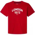 Pepe Jeans for boy. PB503982 Dylan T-shirt red (14años= 164cm), Casual, Cotton, Short sleeve, children's fashion