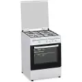 Vitrokitchen Cb60bb 60x60 Cm Butan Gass Campingkjøkken Med Ovn 4 Brennere