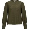 Object Laila Langermet Bluse