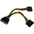 StarTech.com SATA Power Y Splitter Cable Adapter - M/F - power splitter - 15.2 cm
