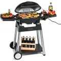Rommelsbacher BBQ 4100/S, 2200 W, Kamado-grill, Elektrisk, 300 °C, Tabletop, Griddle