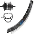 Exal Zx19 Dynamo Shimano Dh3n31 26´´ Forhjul