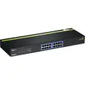 Trendnet TEG S16g - Switch - 16 x 10/100/1000 - rackmonterbar - TAA-samsvar