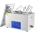 Vevor Profesjonell Ultralydrenser, 30 L Ultralydsmykkerenser med Digital Timer og Varmeelement, Industriell Ultralydrenser i Rustfritt Stål 40kHz for Briller, Klokker, Ringer, Smådeler