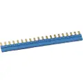 Finder Jumper til relæsokkel serie 93, Blå, (relæ serie 38),20 pin jumper passer til sokkel type 38.21/51/61/81/91