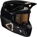 Leatt 9.5 Carbon+velocity 6.5 Iriz Off-road Hjelmsett