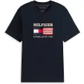 Tommy Hilfiger Americana Monotype Flag Kortarmet T-skjorte