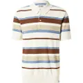Scotch & Soda Regular Fit Knitted Striped Kortermet Poloskjorte