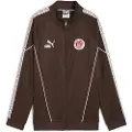 Puma FC St. Pauli KING Anthem Jacket Youth, Clothing, Espresso Brown/White, 7-8Y