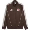Puma FC St. Pauli KING Anthem Jacket Men, Clothing, Espresso Brown/White, S