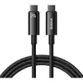Baseus USB-C to USB-C cable Tungsten Gold 240W 2 m (black)