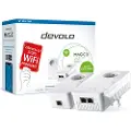 Devolo Magic 2 WiFi next Starter Kit, 1200 Mbit/s, Type F, Gigabit Ethernet, 10,100,1000 Mbit/s, Multi User MIMO, Hvit