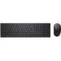 Dell Pro KM5221W - Tastatur- og mussett - trådløs - 2.4 GHz - QWERTY - Pan Nordic - svart - med 3 years NBD Advance Exchange - for Latitude 3320, 3520, 7320 Detachable Vostro 15 3515 XPS 17 9710