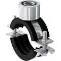 Fischer 500700, Rør klemme, Sort, Stål, 26 - 28 mm, 1,91 cm (0.75), EPDM (pakning), Styren-butadien (SBR), Zink-stål, 1 kN