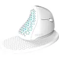 Delux M618XSD BT+2.4G RGB trådløs vertikal mus (hvit)