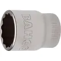 Bahco 1/2 square drive sockets with metric bi-hex profile 17 mm