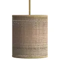 Creative Cables Textile Raffia Cylinder 1.2 M Hengelampe Med Lyspære