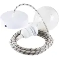 Creative Cables Rd54 Stripes 50 Cm Hengelampe Pendel For Lampeskjerm