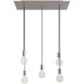 Creative Cables Rectangular Rose-one Xxl 5 Falls With Bulbs Pendellampe