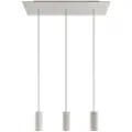 Creative Cables Rectangular Rose-one Xxl Tub E14 3 Falls With Bulbs Pendellampe