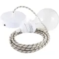 Creative Cables Rd53 Stripes 2 M Hengelampe Pendel For Lampeskjerm