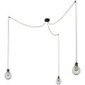 Creative Cables Spider Drop 3 Falls With Bulbs Pendellampe