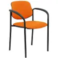 Nowy Styl Styl Faux Leather With Arms Fast Kontorstol