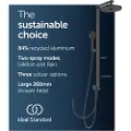 Ideal standard Brusesystem Alu+ u/armatur Ø100/260 sort