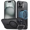 ESR Classic Hybrid (HaloLock) ESR-etui med stativ for iPhone 16 (svart)